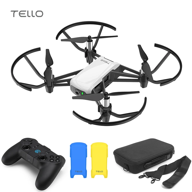 

DJI Tello Drone & Bag & GameSir T1d & Cover 720P HD Transmission Camera APP Remote Control Folding Toy FPV RC Quadcopter Drone