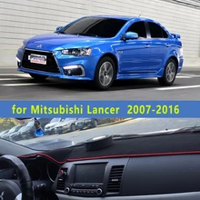 Dashmats автомобиль-Стайлинг Аксессуары Приборной Панели Крышка для Mitsubishi Lancer EX Fortis EVO Galant 2007 2008 2010 2011 2012 2013