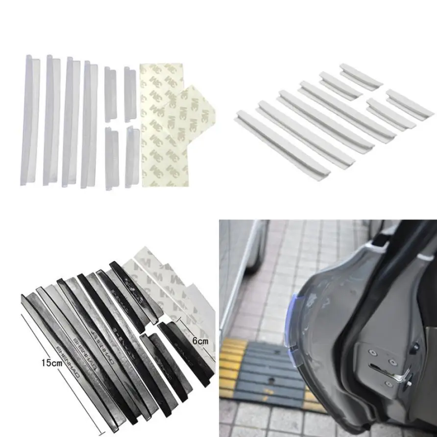 

CARPRIE Car Door Side Protector Strips 2018 Practical Stylish Environmentally Friendly High-Quality 8PC Protector Strips Feb26
