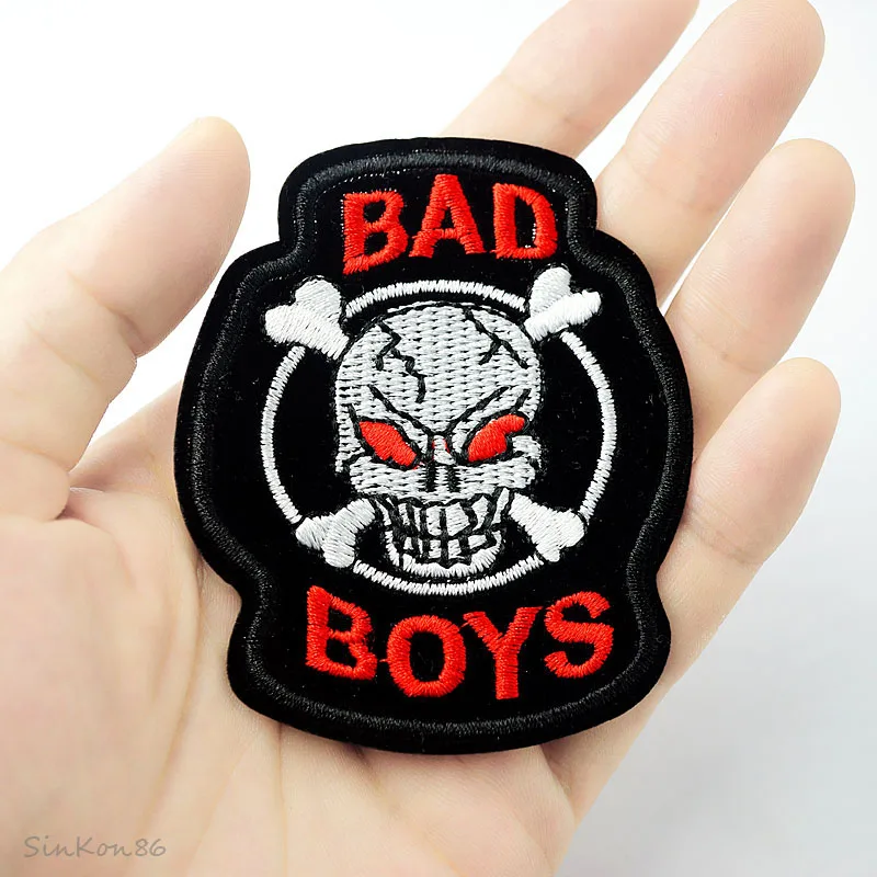 BAD BOYS Size: 6 2x7 7 см значки DIY нашивки джинсовая сумка шляпа одежда швейное украшение