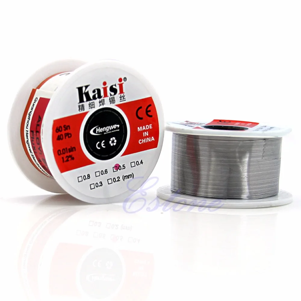 

1 Roll Cored Solder Wire 0.4mm Tin Lead Rosin Core Solder Soldering Wire 60/40