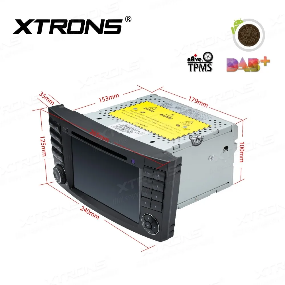 Best 7" Android 8.1 Car Multimedia DVD Navigation GPS RCA Radio for Mercedes-Benz E-Class W211 2002-2008 & CLS-Class W219 2005-2006 3