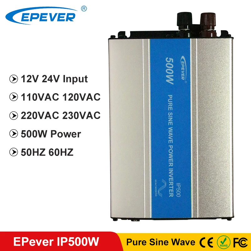 Epever Ip500 500W Solar Inverter 12Vdc 24Vdc Input 110Vac 120Vac 220Vac 230Vac Output 50Hz 60Hz Pure Sine Wave Inverters huismerk kopen in de aanbieding Epever Ip500 500W Solar Inverter 12Vdc 24Vdc Input 110Vac 120Vac 220Vac 230Vac Output 50Hz 60Hz Pure Sine Wave Inverters huismerk kopen in de aanbieding