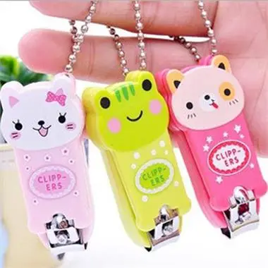 

Trendy Cute Sweet Cartoon Animal Panda Cat Nail Scissor Clipper Keychain 1X On Car