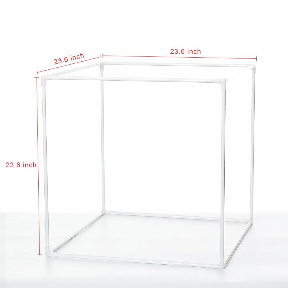 Светодиодный софтбокс для фотостудии комплект лайтбоксов 70x70x70 см портативный