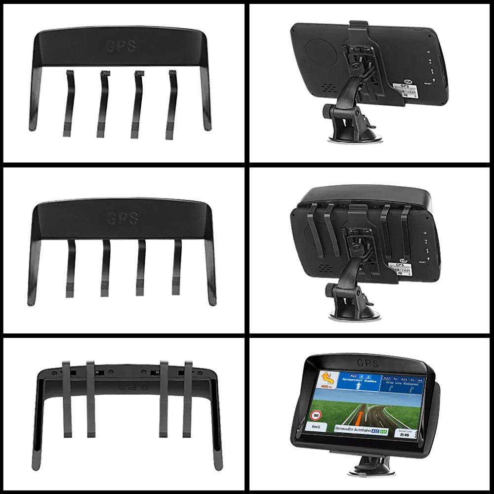 Gps автомобильный навигатор 7 дюймов ЖК экран FM Navitel спутниковый голосовой