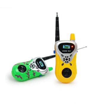 

2pcs/Set 3-5 KM Range Wireless Call Walkie Talkie Pretend Play Interaction Toys for Children Educational Interactive Toy Gift