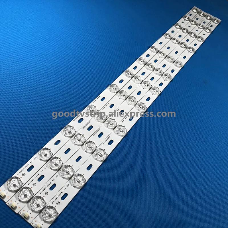 600mm 32/'/' Universal LED Backlight Strips with Optical Lens for TV Repair 10pcs