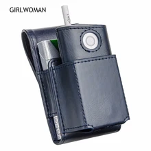 GIRLWOMAM Fashion for GLO Case Protective Holder Cover Wallet Case Electronic Cigarette GLO Leather Cover