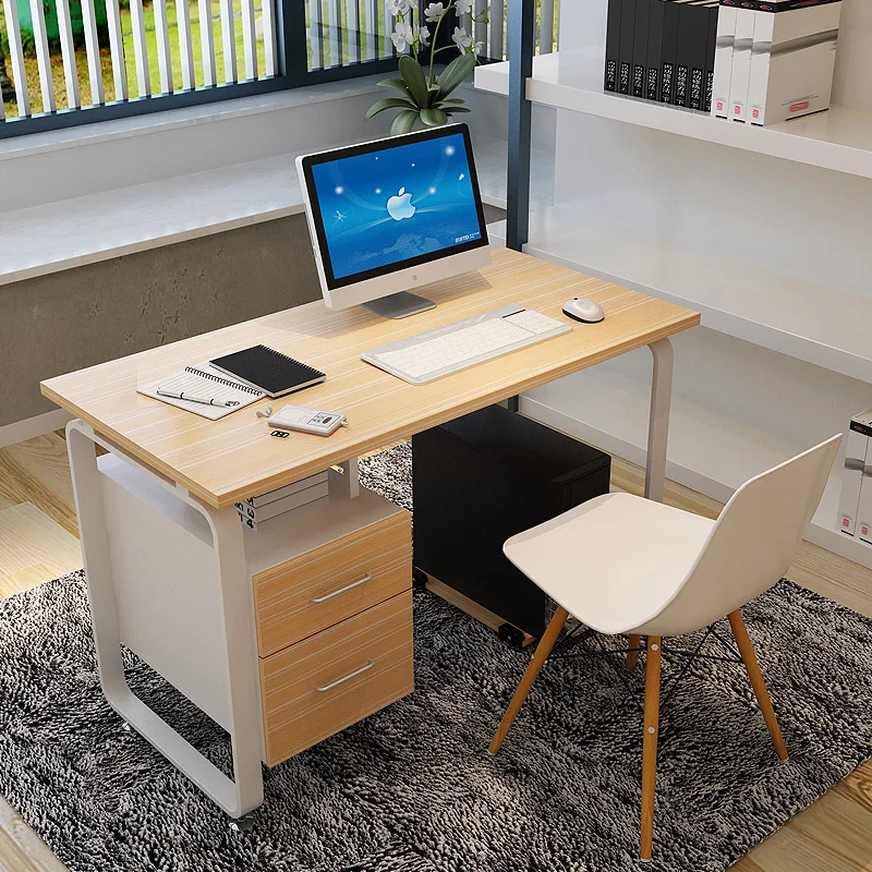 Desktop Computer Desk Stylish Minimalist Home Double Table