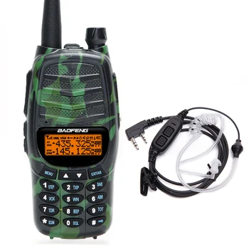

Baofeng UV-X9 Plus Tri-Power 10W/4W/1W Powerful 2 PTT VHF UHF Daul Band 134-174/400-520MHz 10KM Long Range Walkie Talkie+ Headse