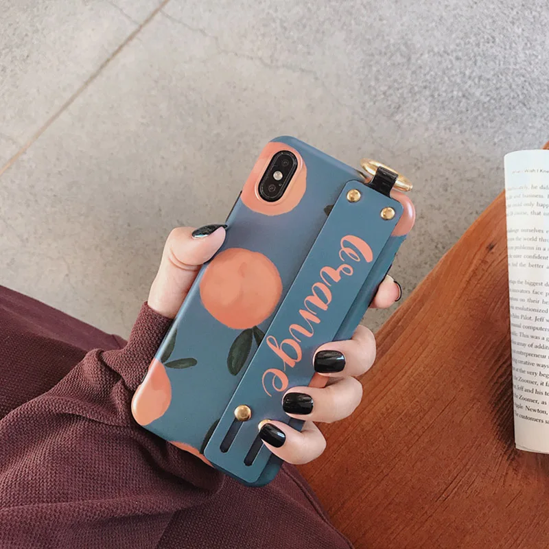 Retro Painting Orange Phone Case For iphone X 8 7 6S 6
