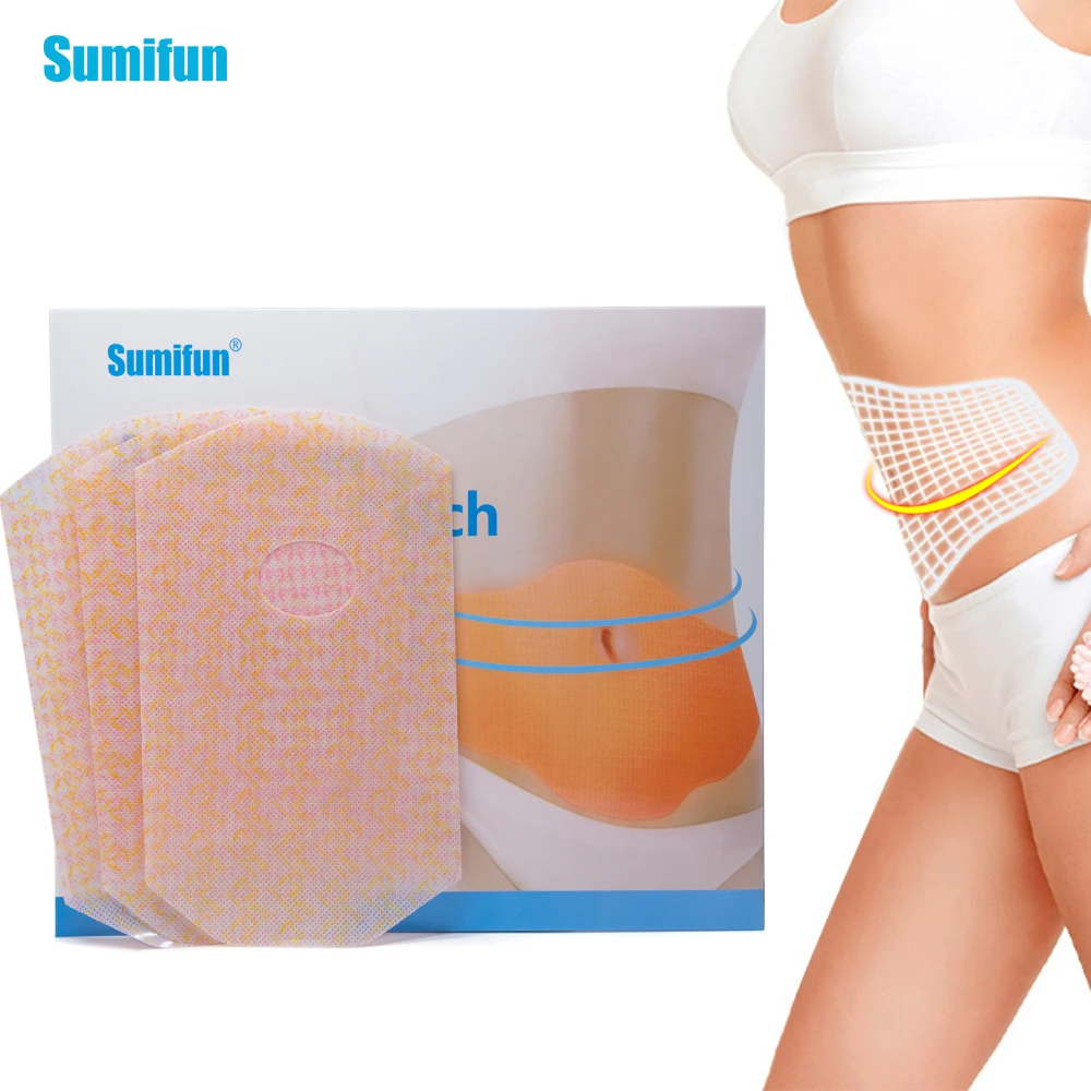 5Pcs Abdomen Wonder Slimming Patch Lose Weight Fast Body Slimming Tens Stress Relief Body Massage