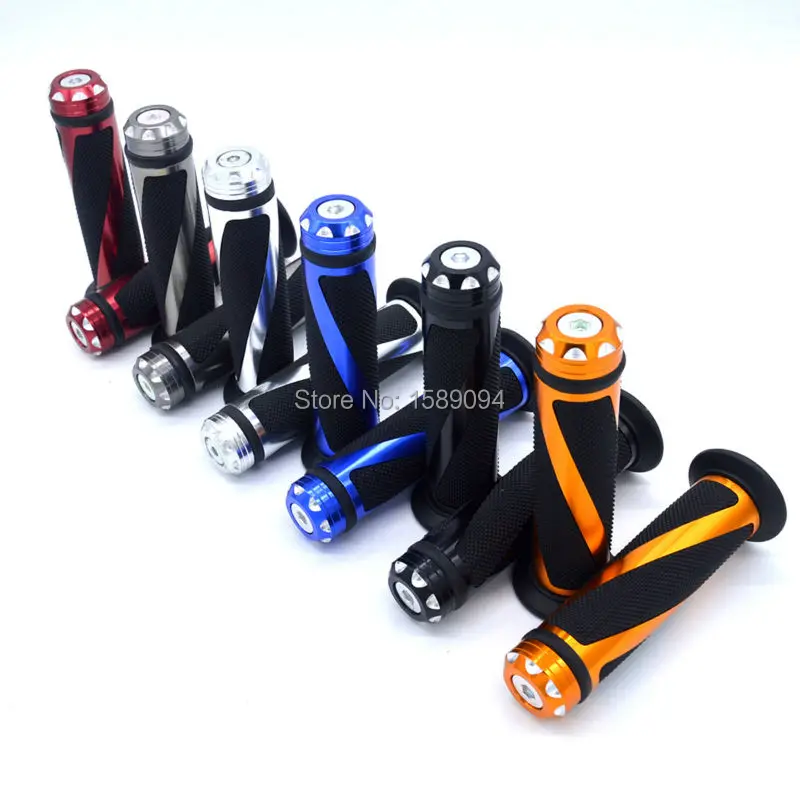 Мотоциклетные алюминиевые Рули 7/8 дюйма 22 мм для Kawasaki Ninja EX ZX ZZR KX KLR SXR Suzuki GSXR CRF Yamaha