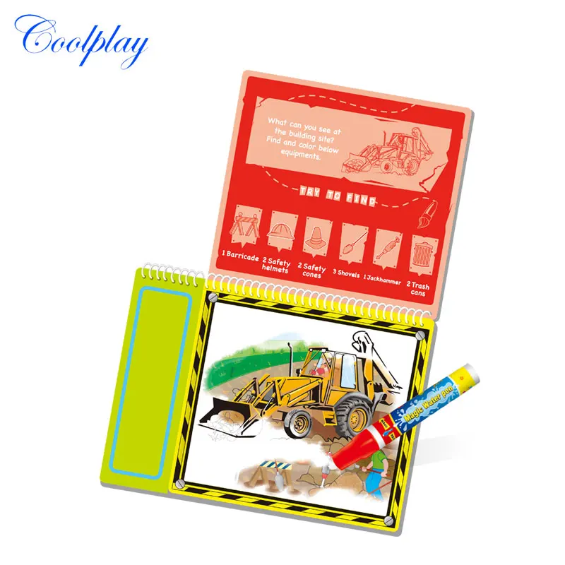 Livre De Coloriage De Leau Magique Non Toxique Livre De Dessin Doodle Planche A Peinture Reutilisable Avec Le Stylo Magique Serie Peinture Sans Encre Jouet Educatif Cadeaux Bebe Enfant 1 Coloriages Loisirs