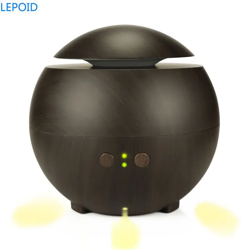 

LEPOIDAir Ultrasonic Humidifier Car Essential Oil Diffuser Atomizer Air Freshener LED Lamp Mist Maker for Home 600ML
