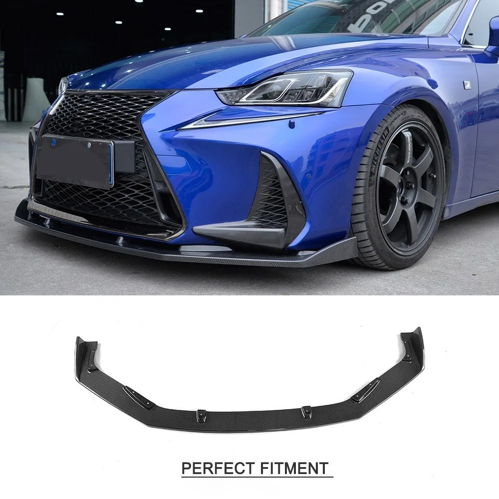 Углеродное волокно/FRP передний бампер спойлер для Lexus IS300 IS350 Base F Sport Sedan 4 дверь 2017