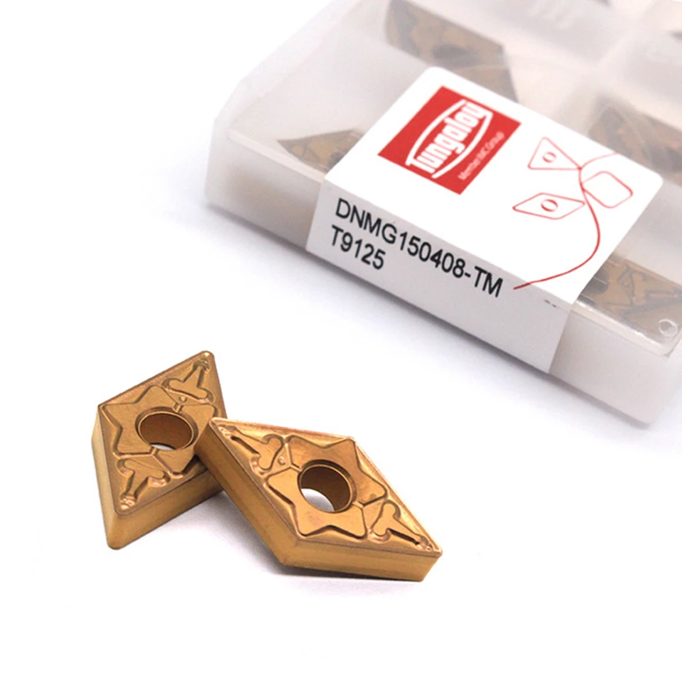 

10PCS Tungaloy DNMG150408 TM T9025 T9125 High Quality carbide outer External turning tool CNC lathe turning tool free shipping