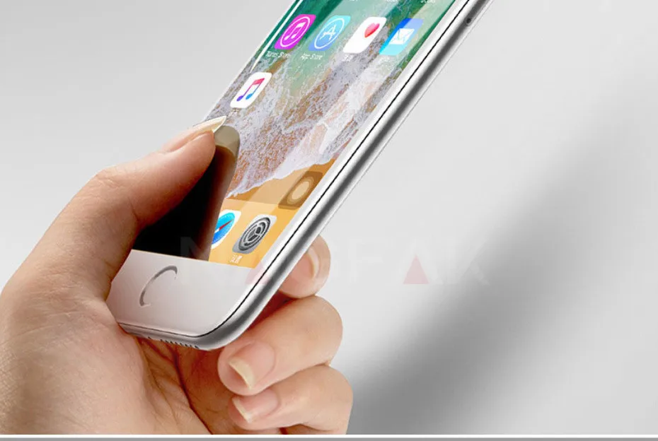 6D закругленные края полное покрытие экрана протектор для iPhone 7 6S 8 X Закаленное стекло на Apple iPhone X 6 s 7 8 Plus стеклянная пленка