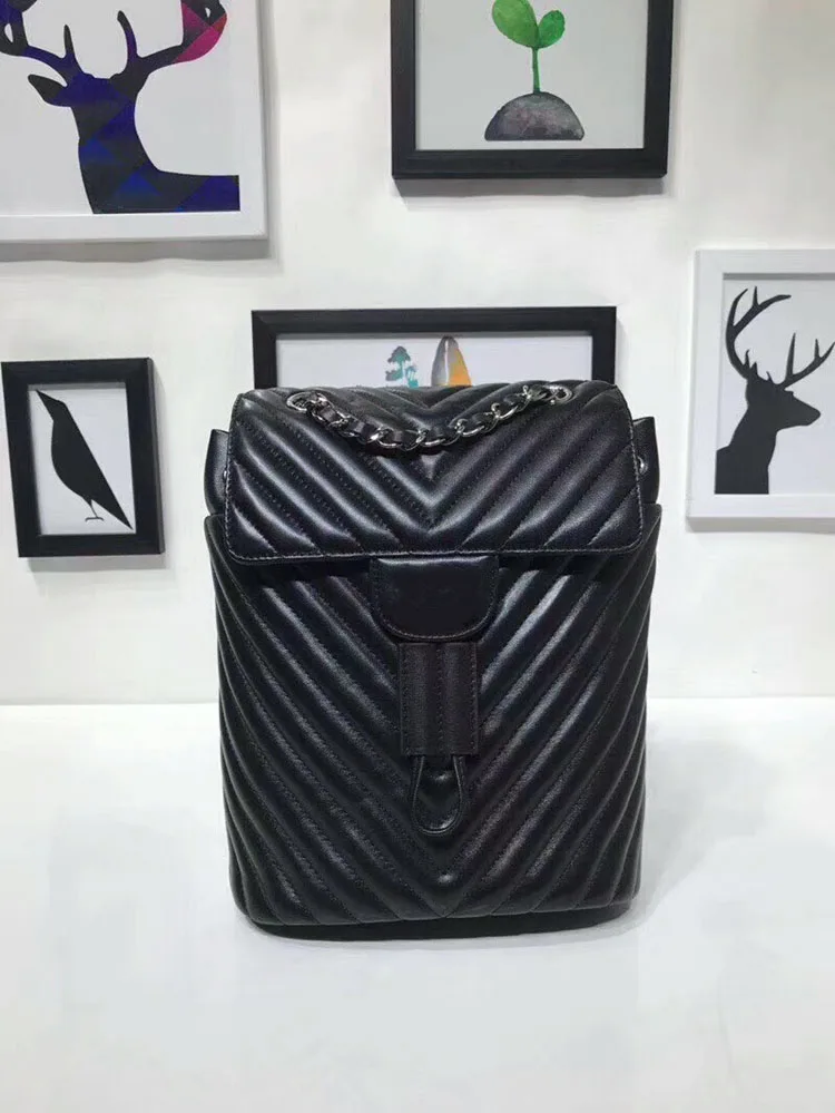 

WG06182 Fashionable Luxury Backpack Simple Portable Folding Europe Designer Backpack Europe Brand Runway Luggage Bag