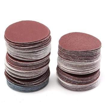 

100pcs Abrasive Tools Sander Disc 50mm 2" Round Sanding Pad Sheets Sandpaper Polishing Tools