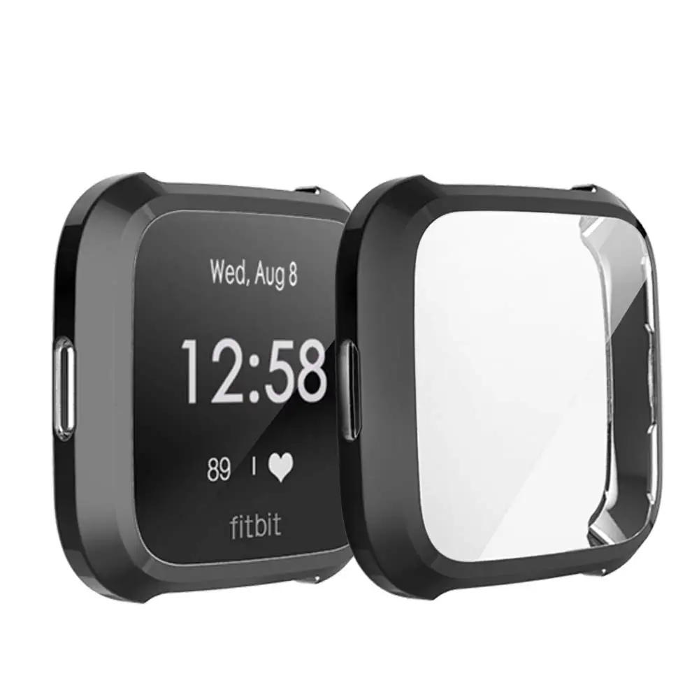 

Soft Clear TPU Protective Case Cover For Fitbit Versa lite Screen Soft Silicone watch case For Fitbit Versa Lite Smart Watch