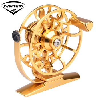 

1pc Top Quality Fishing Reel Exported to Japan Glod/Silver Fly Reel 45g Fly Fishing Wheel Diameter 55mm HI45R/HI55R