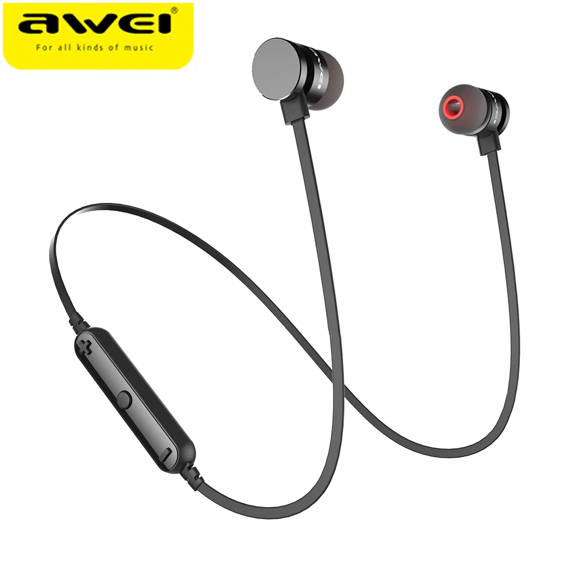 2017 Newest AWEI T11 Wireless Headphone Bluetooth V4 2 Earphone Fone De Ouvido Sports Music Headset