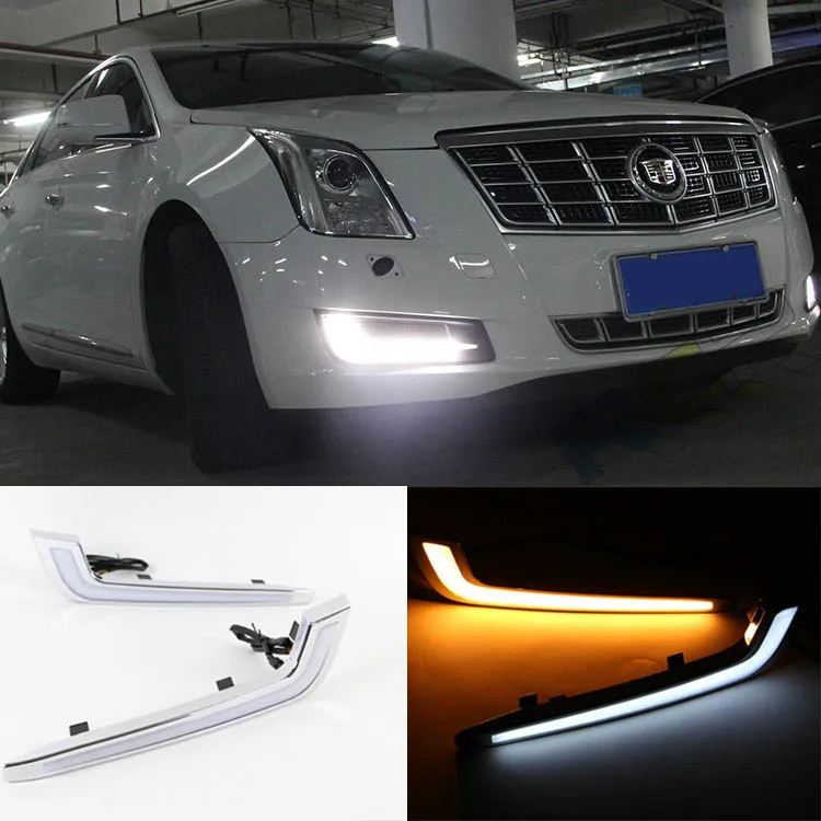 High Quality! For Cadillac XTS Daytime Running Light 2013 2016 XTS Fog