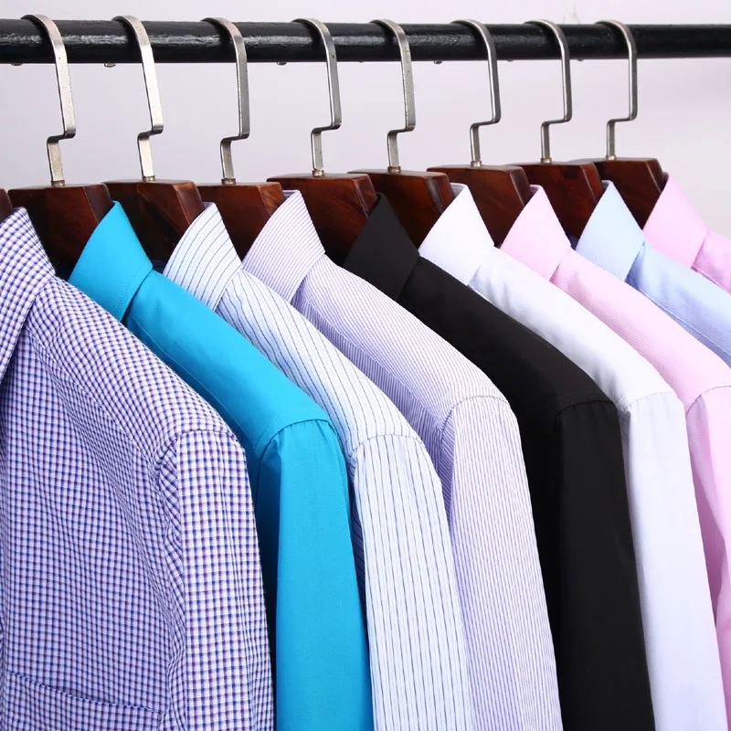 

Men dress shirts long sleeve white shirt black oversize clothes plus size clothing Mens shirt AVBXCV