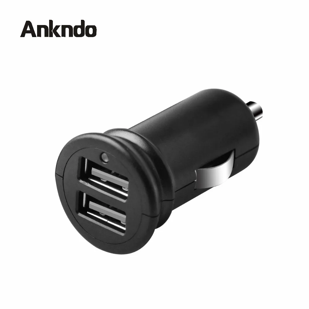 Автомобильное зарядное устройство ANKNDO 5 В 2 4 А двойное автомобильное USB порта