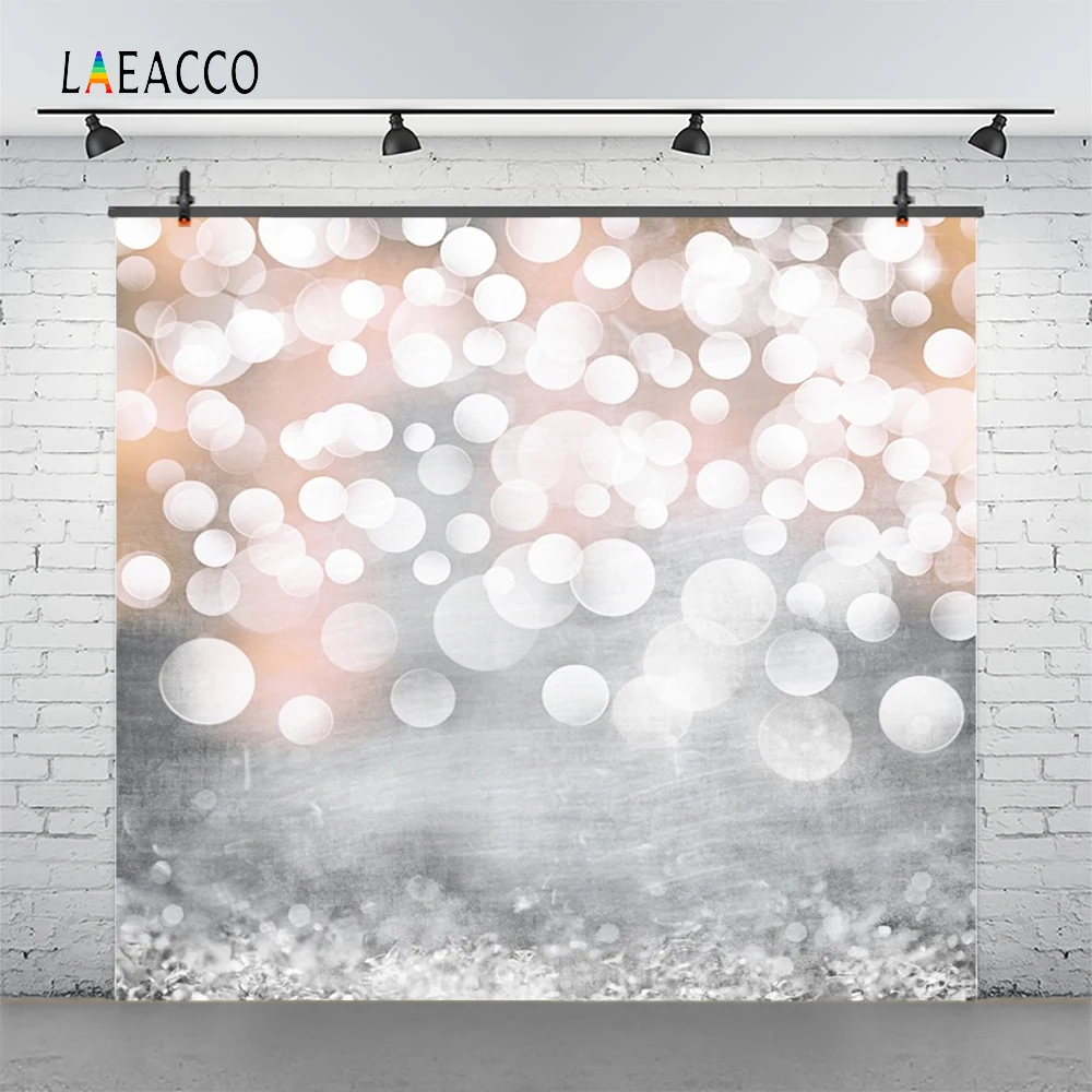 Laeacco Light Shadow Bokeh Portrait Baby Newborn Photography Backgrounds Customized Photographic Backdrops For Photo Studio