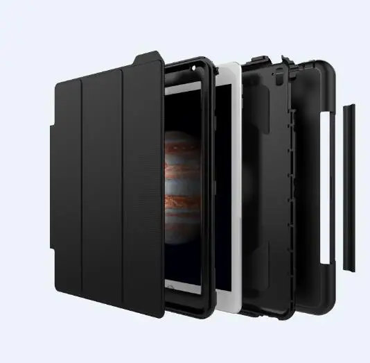 

Auto Sleep/Weak Up Stand Flip case for Apple Ipad pro 9.7 Tablet case Shockproof Children Kids Case Cover For ipad pro 9.7 +pen