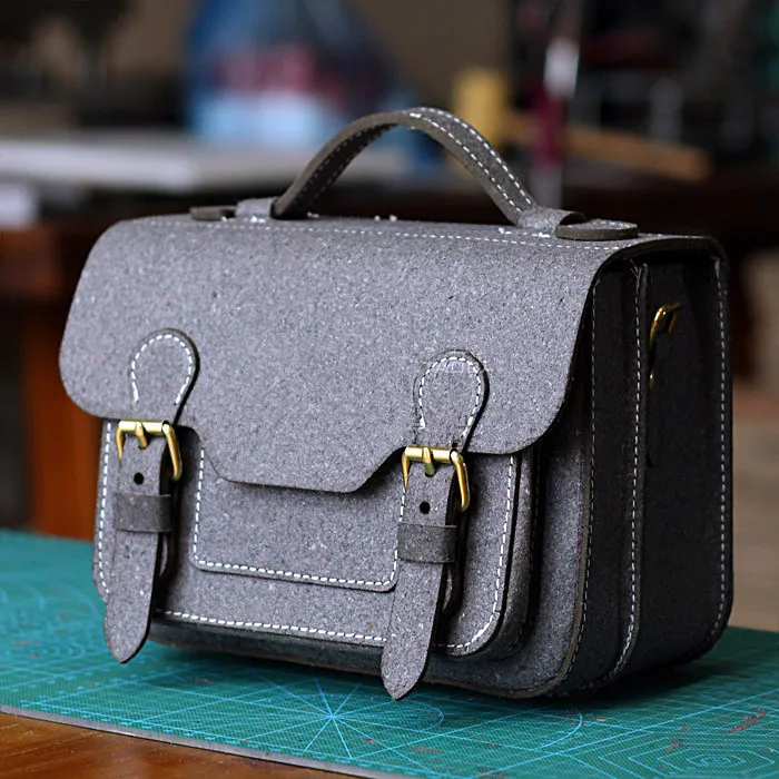 

[B-076] DIY Leather Bag Women's Bags Shoulder Bags Have been cut out Bag Paper Drawing Type