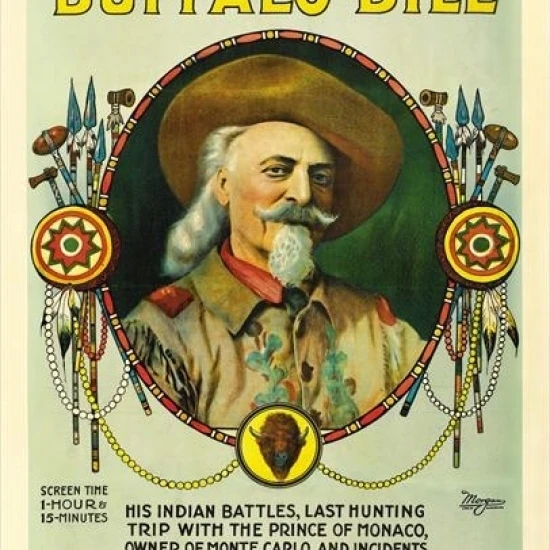 Adventures Of Buffalo Bill Wild West Movie Poster (27 x 40)
