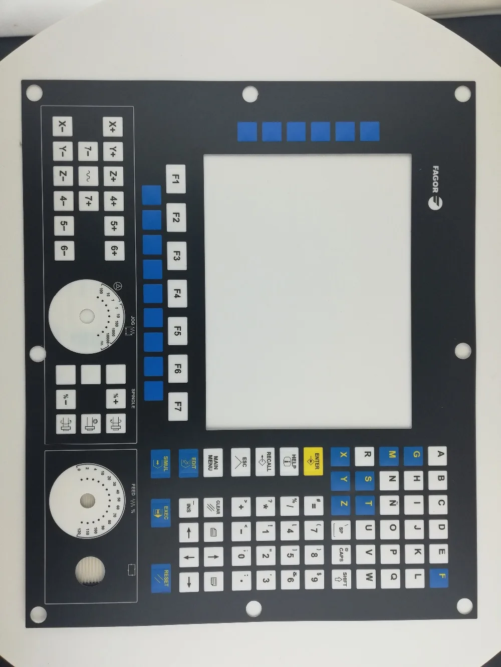 FAGOR 8055MC, панель Мембранного переключателя и клавиатуры для 8055MC CNC ремонт, быстрая