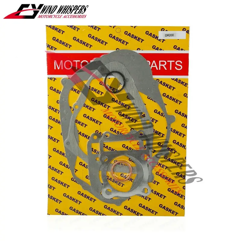 

Free Shipping Motorcycle complete full gasket kit Whole mats engine overhaul pads For Suzuki DR200 DR 200