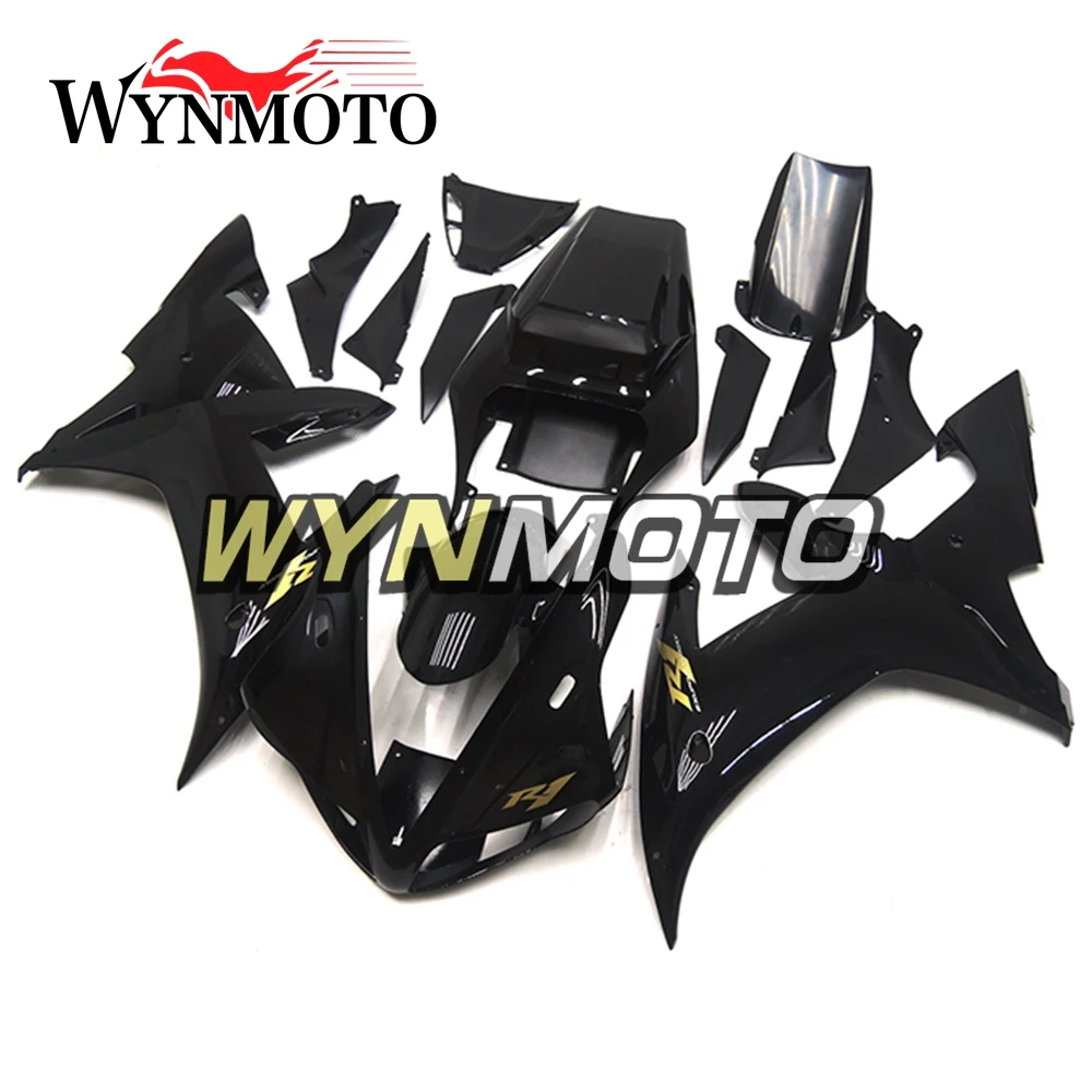 

Complete Fairings Kit For Yamaha YZF1000 R1 Year 2002-2003 02 03 Injection ABS Plastics Cowlings Gloss Black Bodywork Covers New