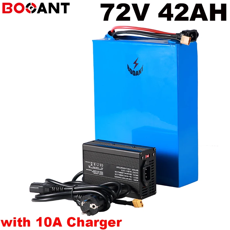 ^*Best Offers Powerful E-bike battery 72V 40AH 5000W electric bike lithium battery 20S 72v 3000w for original SANYO 18650 cell + 10A Charger