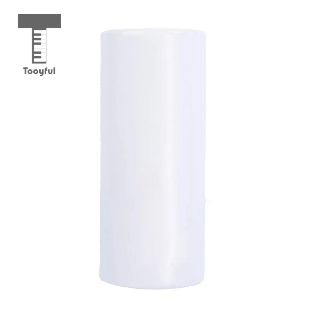 White Ceramic Tone Bar Guitar Slide for Acoustic Electric Guitar Bass Parts 7x3cm