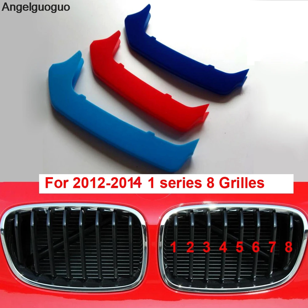Car Front Grille Trim Motorsport Strips Grilles Cover Stickers For 2012
