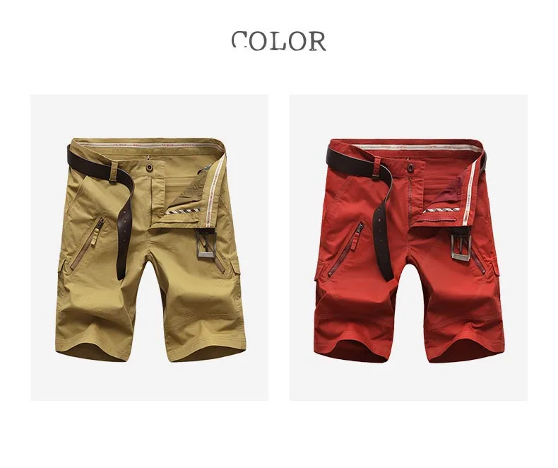 Летние мужские одноцветные повседневные карманные обновленные мужские сплошной цвет дышащий шорты-бермуды Masculina бренды мужские брюки