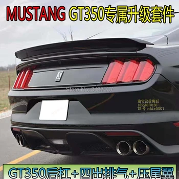 

For Ford Mustang 2015- 2017ABS Plastic Unpainted Color Rear Roof Spoiler Wing Trunk Lip Boot Cover Car Styling