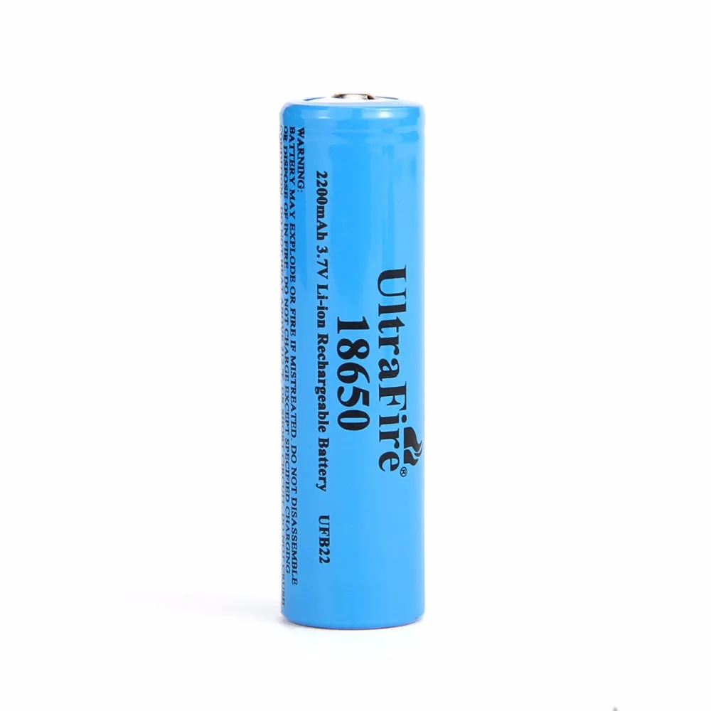 Литий ионный перезаряжаемый аккумулятор Ultrafire 18650 3 7 в светильник встроенный