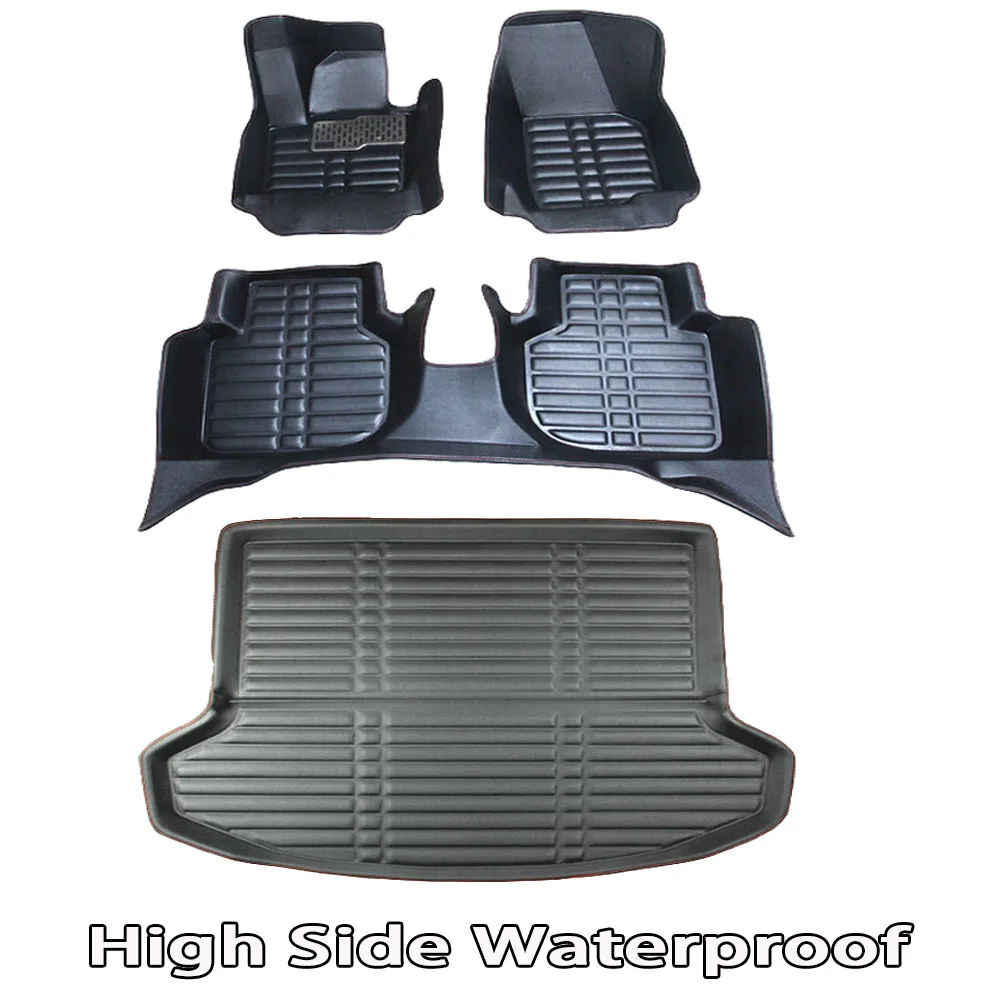 SUNNY FOX автомобильные коврики для Toyota Sequoia 4Runner5D сверхмощные кожаные с