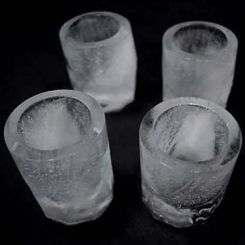 Горячая лето 4 полости форма-чашечки для льда DIY вина стекло домашний лед решетки делая инструмент Кухня Бар вечерние напитки FQ-ing