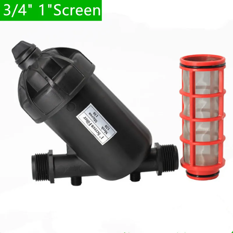 

3/4" 1Inch 120Mesh Y Screen Irrigation Filter Stainless Steel Mesh Gardening Agriculture Filter Drip Irrigation Tank Pump K108