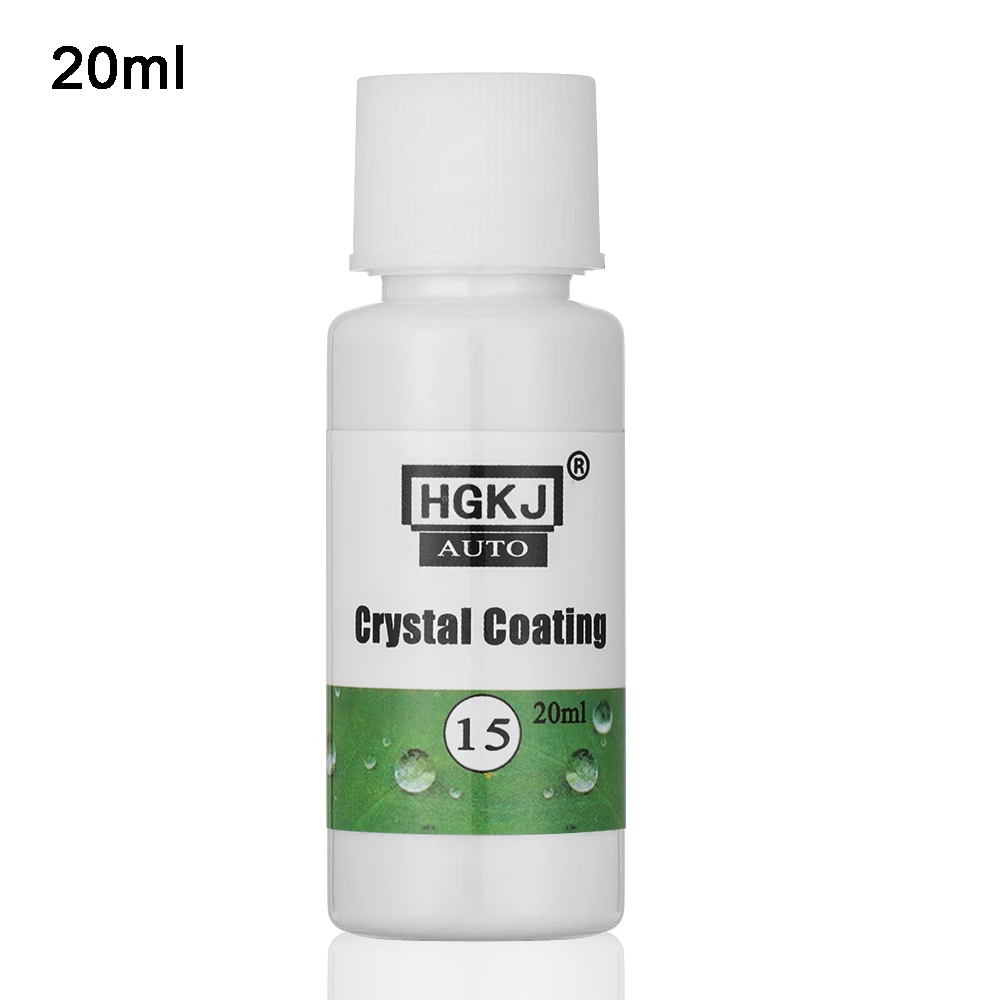 9 H Кристальное покрытие автомобиля краска полировка жидкость для экрана керамический Гидрофобный анти-царапина керамическое пальто Авто обслуживание Уход Инструмент - Цвет: 20ml