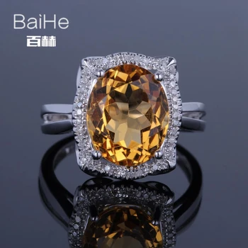BAIHE Sterling Silver 925 4.58CT Certified Flawless Oval 100% Genuine Citrine Engagement Women Classic Fine Jewelry Ring
BAIHE Sterling Silver 925 4.58CT Certified Flawless Oval 100% Genuine Citrine Engagement Women Classic Fine Jewelry Ring