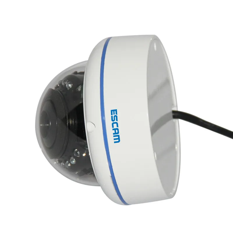  10PCS Original ESCAM Q645R ONVIF 720P Network IR Dome Camera H.264 P2P Wireless Outdoor IP Camera IP66 Waterproof Web Camera 